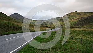 Valley in Cairngorms National Park in Grampian Mountains in Scotland