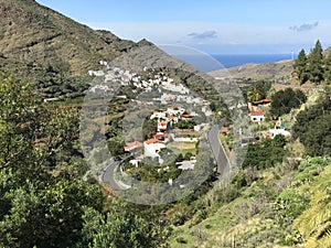 Valley on Canary islands