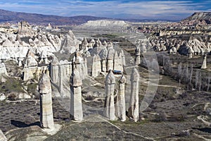 Valley in Capadocia. Turkey.