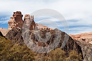 Valley of Castles in Sharyn Canyon