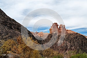 Valley of Castles in Sharyn Canyon