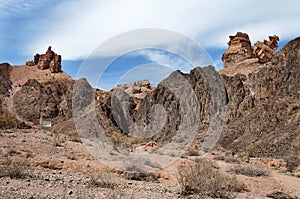 Valley of Castles in Sharyn Canyon