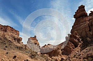 Valley of Castles in Sharyn Canyon