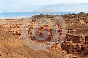 Valley of Castles in Sharyn Canyon