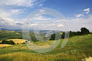 The valley in Caucasian Mountains, Azerbaijan