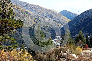 Valley of chuanxi plateau