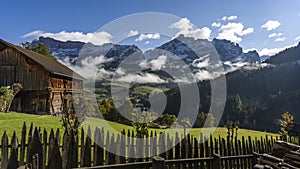 Valley Corvara Badia Trentino