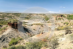 Valley with excavations Tanzanite