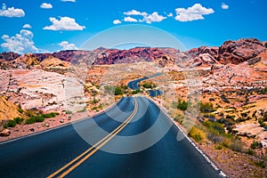 Valley of Fire panoramic road