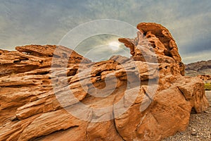 Valley of Fire rock formation