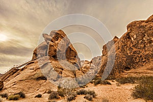 Valley of Fire rock formation