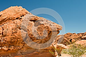 Valley of Fire rock formation photo