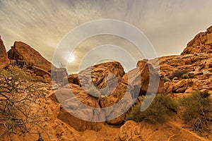 Valley of Fire rock formation