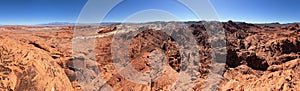 Valley Of Fire State Park Landscape Panorama