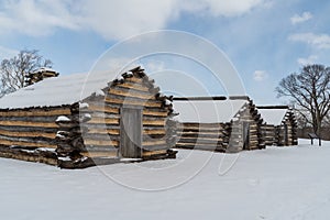 Valley Forge Cabins in Winter