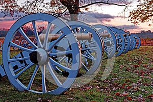 Valley Forge Cannons at Sunrise