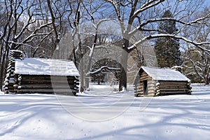 Valley Forge Historic Park Log Cabins