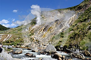 Valley of geysers photo