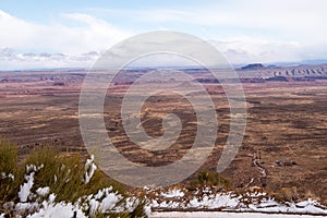 The Valley of the Gods from Moki Dugway