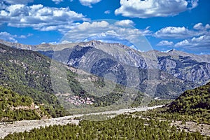 The valley of Gorgopotamos, NW Greece photo