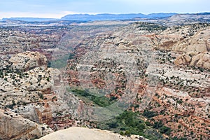 Valley at Grand Staircase in Escalante National Monument Utah USA
