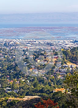 Valley Homes panoramic view in Belmon, California