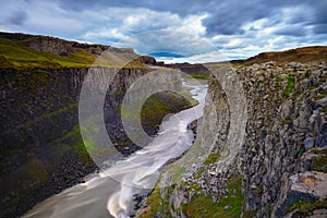 Valley of Jokulsa a Fjollum river in Vatnajokull National Park, Iceland