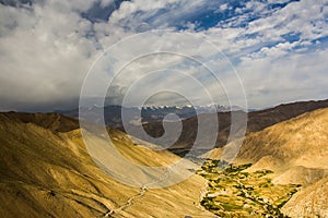 Valley in the Kashmir at summer time