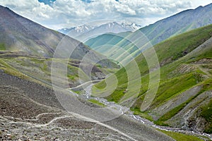 Valley of Kegety river in Tien Shan mountains