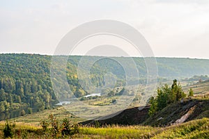 The valley of the Krasivaya Mecha River in Russia