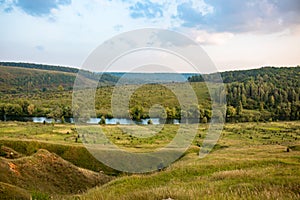 The valley of the Krasivaya Mecha River in Russia