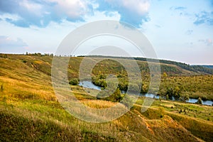 The valley of the Krasivaya Mecha River in Russia