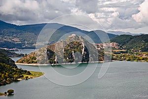 The valley of Lake Turano photo