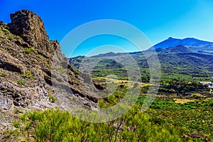 Valley Landscape in Tenerife Island