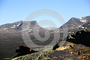 The valley Lapporten, the gate to Lapland