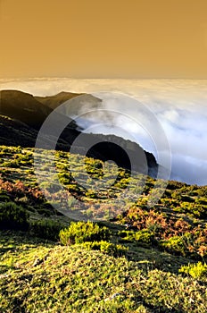 Valley, Lomba de Risco, Plateau of Parque natural