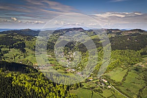 Valley of Lomnica in Sudetes