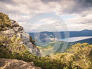 Valley from Lookout in Halls Gap, Grampians