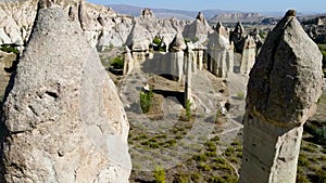 valley of love, a flight between the rocks and thelandscape of Cappadocia
