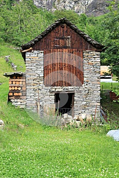 The Valley Maglio in Tessin, Switzerland