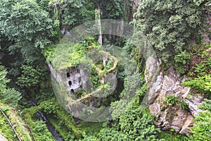 Valley of Mills, in Sorrento, Amalfi. Italian landscape