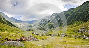 Valley in mountain