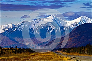 Valley and Mountainside Views, Yukon Territories, Canada