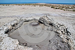 The valley with mud volcanoes, Azerbaijan