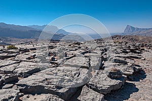 Valley next to Jebel Shams, Oman