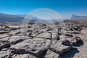Valley next to Jebel Shams, Oman