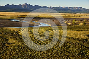 Valley in north Mongolia