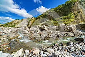 Valley at Pinatubo volcano, Philippines