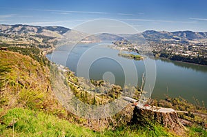 Valley and river view from a view point
