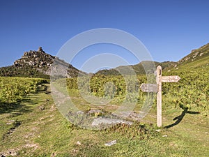 Valley of the Rocks Lynmouth Devon UK